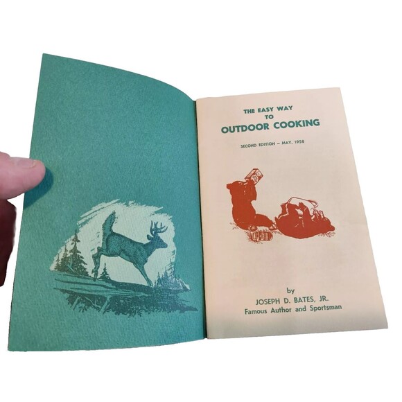 The Easy Way to Outdoor Cooking, by Joseph Bates Jr.  2nd Edition -May 1958 - Picture 3 of 5